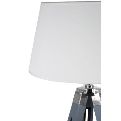 Orsina Bailey Grey Tripod Floor Lamp – Modern Industrial Metal Design