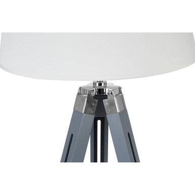 Orsina Bailey Grey Tripod Floor Lamp – Modern Industrial Metal Design