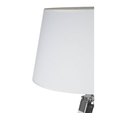 Orsina Bailey White Tripod Floor Lamp – Modern Scandi Style with Cream Shade