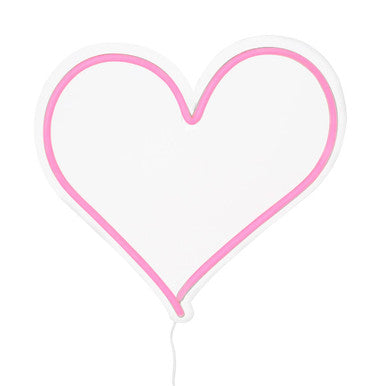 Orsina Neon Heart LED Box Light – Romantic Wall Decor Ambient Lamp