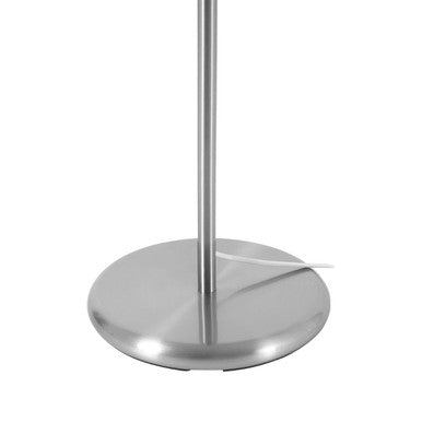 Orsina Forma Grey Waffle Effect Shade Floor Lamp – Modern Lighting