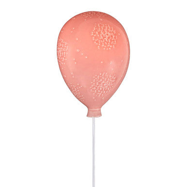 Orsina Pink Balloon Ceramic Wall Night Light – Kids Nursery Lamp