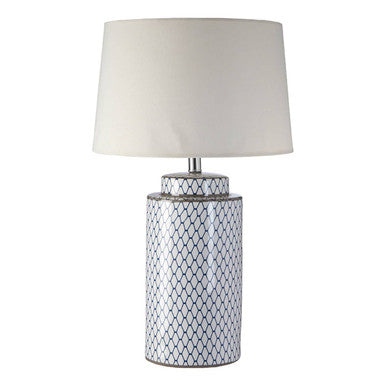 Orsina Sorino Ceramic Table Lamp – Textured Cream Shade Lighting