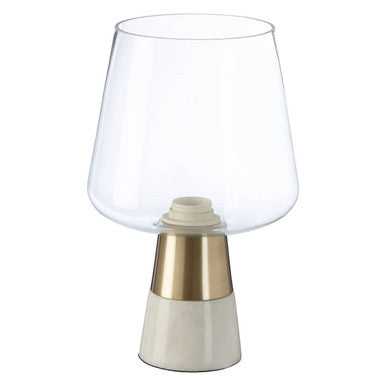 Orsina Sebah Table Lamp – Nordic Glass Shade with Marble Base