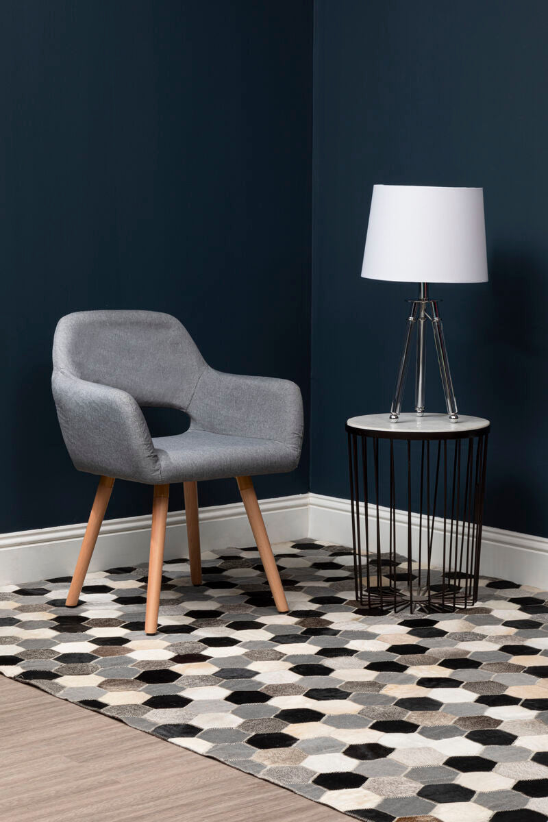 Orsina Halia Tripod Table Lamp – Chrome Finish with Crystal Accents