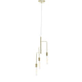 Orsina Lagona 3-Bulb Gold Pendant Light | Minimalist Kitchen Island Lamp