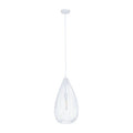 Orsina Lavis Teardrop White Pendant Light – Modern Minimalist Lighting
