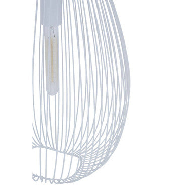 Orsina Lavis Teardrop White Pendant Light – Modern Minimalist Lighting