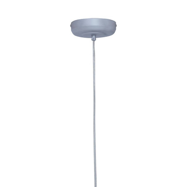 Orsina Lavis Teardrop Silver Pendant Light – Modern Sculptural Lamp