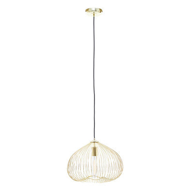 Orsina Lavis Gold Geometric Pendant Light – 1 Bulb Modern Lighting