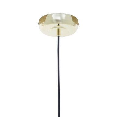 Orsina Lavis Gold Geometric Pendant Light – 1 Bulb Modern Lighting