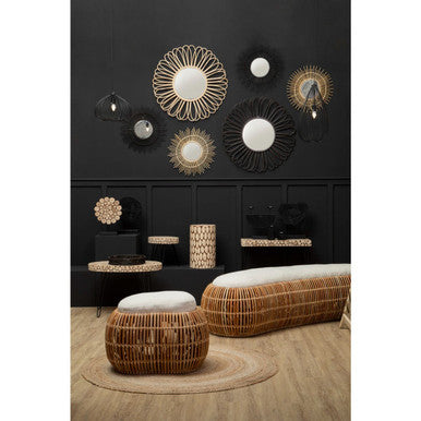Orsina Lavis Teardrop Pendant Light – Modern Black Wirework Lamp