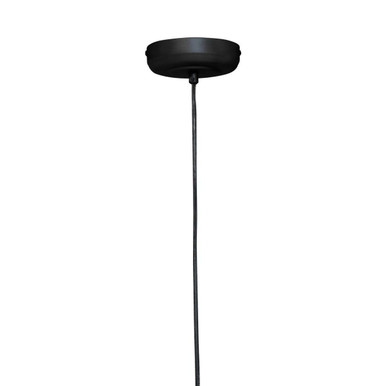 Orsina Lavis Teardrop Pendant Light – Modern Black Wirework Lamp