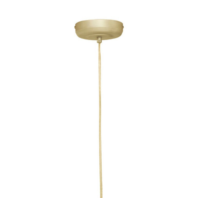 Orsina Lavis Gold Iron Pendant Light – Modern Cage Statement Lamp