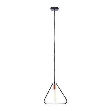 Orsina Lavis Triangular Pendant Light – Modern Geometric Wireframe