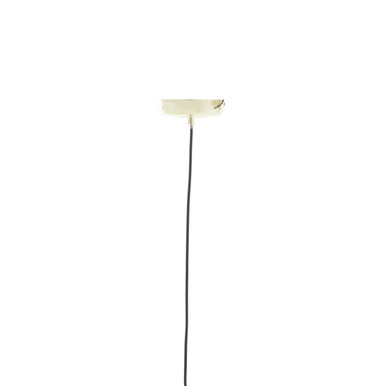 Orsina Leni Gold Hammered Metal Dome Pendant Light – 35cm Diameter