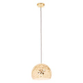 Orsina Leni Gold Dome Pendant Light – Hammered Metal Texture