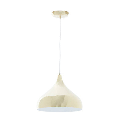 Orsina Leni Gold Finish Pendant Light – Modern Adjustable Metal Lamp