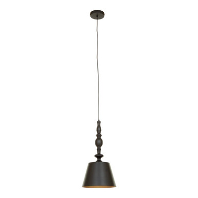 Orsina Leni Matte Black Pendant Light – Modern Gold Interior Task Lamp