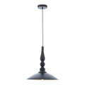 Orsina Large Leni Pendant Light – Matte Black and Gold Saucer