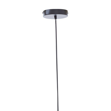 Orsina Large Leni Pendant Light – Matte Black and Gold Saucer