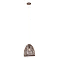 Orsina Lenno Small Black Pendant Light – Modern Bell Cutout Design
