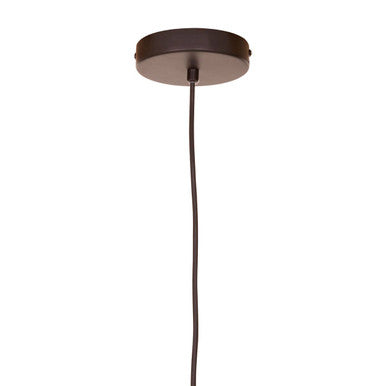 Orsina Lenno Small Black Pendant Light – Modern Bell Cutout Design