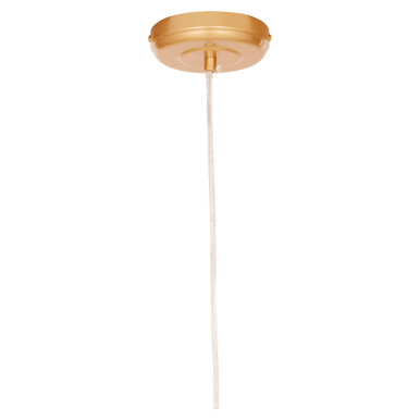 Orsina Lenno Large Gold Pendant Light – Patterned Dome Ceiling Lamp