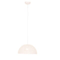 Orsina Lenno Large White Pendant Light – Sculptural Dome Ceiling Lamp