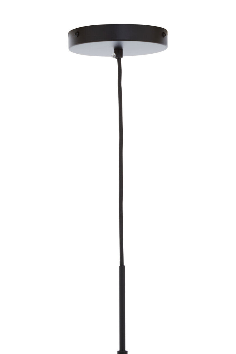 Orsina Revive Black Pendant Light – Modern Clear Glass Globe Sphere