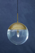 Orsina Revive Gold Finish Pendant Light | Adjustable Globe Lighting