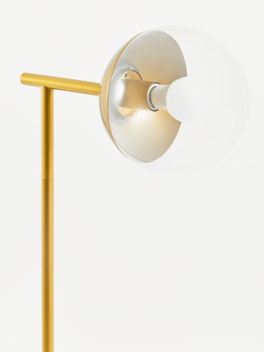 Orsina Revive Gold Metal Floor Lamp – Modern Globe Standing Light