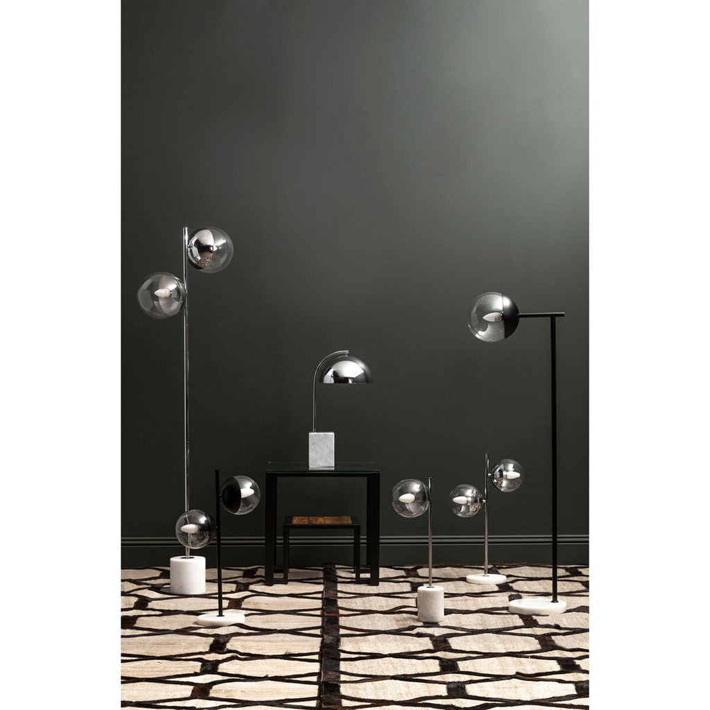 Orsina Revive Chrome 2-Light Floor Lamp – Modern Adjustable Lighting