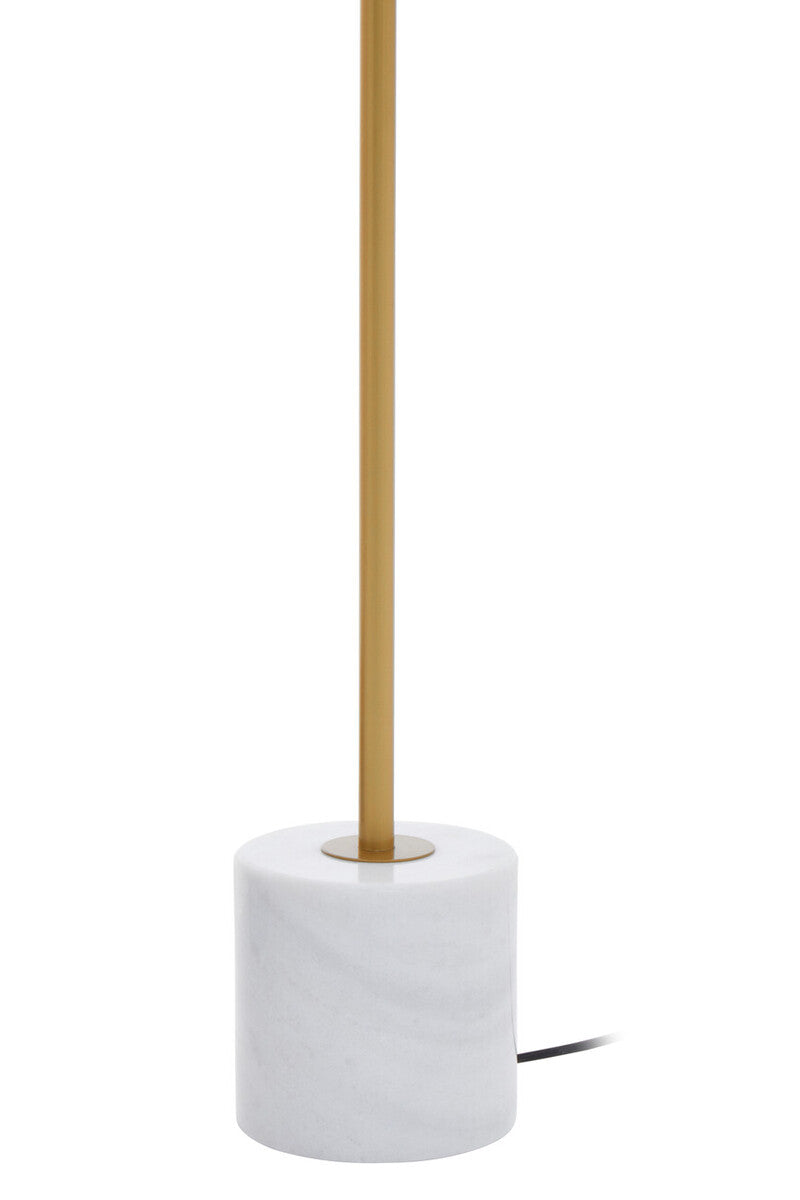 Orsina Revive Gold Floor Lamp – Two Light Glass Globe Modern Lighting
