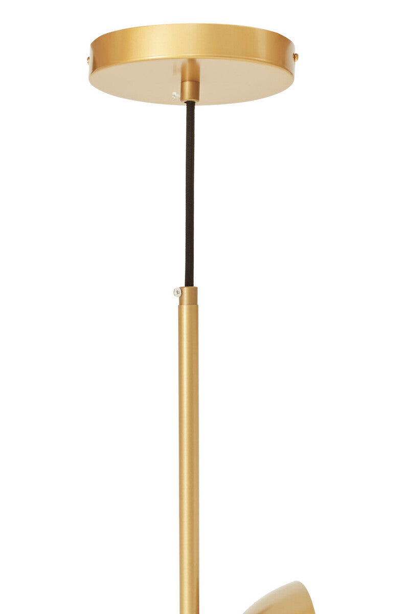Orsina Revive Gold Pendant Light | Dual Glass Globe Shades