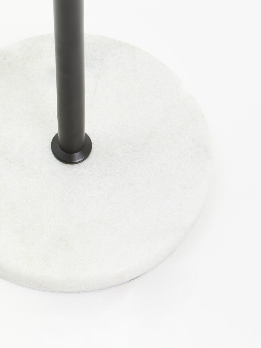 Orsina Revive Modern Black Metal Floor Lamp | Minimalist Globe Shade