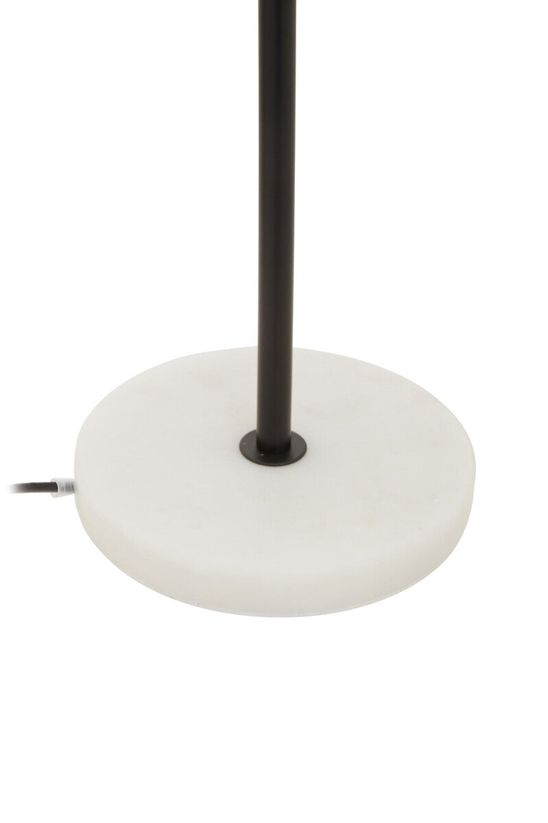 Orsina Revive 2-Light Table Lamp – Black Metal & Marble Base