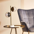 Orsina Revive Gold Table Lamp | Two Light Marble Base Modern Lighting