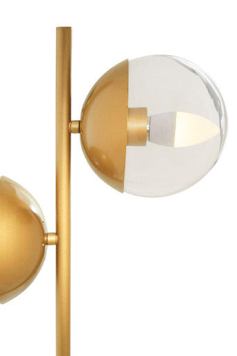 Orsina Revive Gold Table Lamp | Two Light Marble Base Modern Lighting