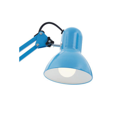 Orsina Jenna Blue Metal Desk Lamp – Adjustable Task Lighting for Office