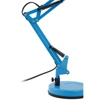 Orsina Jenna Blue Metal Desk Lamp – Adjustable Task Lighting for Office