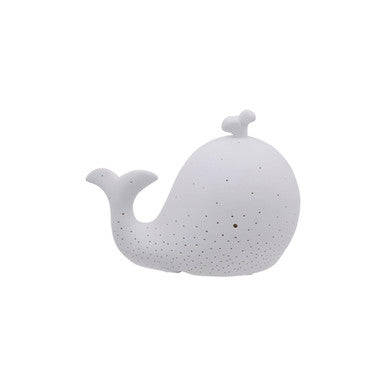 Orsina Ola Kids Whale Ceramic Night Light – Nursery Ambient Lamp