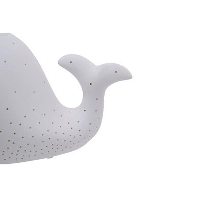 Orsina Ola Kids Whale Ceramic Night Light – Nursery Ambient Lamp