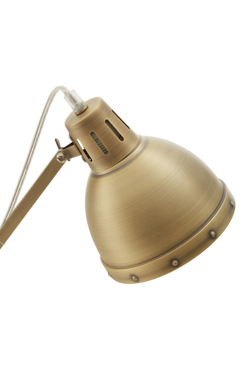 Orsina Jasper Adjustable Desk Lamp – Brass Finish Task Lighting