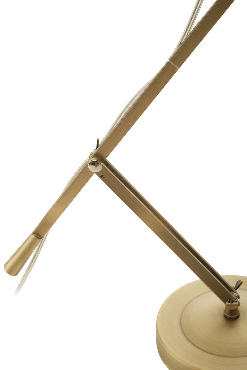Orsina Jasper Adjustable Desk Lamp – Brass Finish Task Lighting