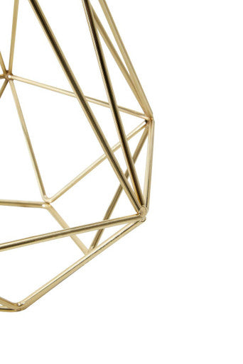 Orsina Wyra Table Lamp – Modern Black and Gold Cage Base Design