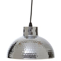 Orsina New Foundry Chrome Hammered Iron Pendant Light – Industrial