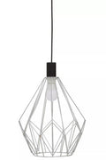 Orsina Wyra Geometric Pendant Light – Chrome Gold Iron Frame