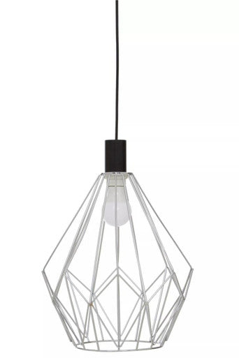 Orsina Wyra Geometric Pendant Light – Chrome Gold Iron Frame