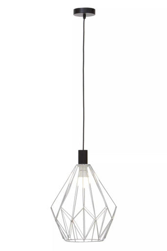 Orsina Wyra Geometric Pendant Light – Chrome Gold Iron Frame